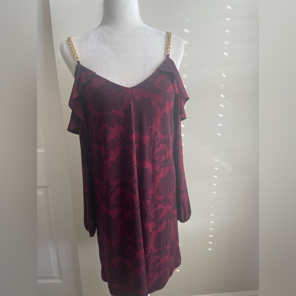 Michael Kors Off shoulder Long Sleeve Dress